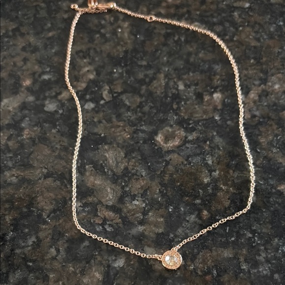 Coach Gold Tone Necklace with Dainty Pendant - Picture 1 of 3